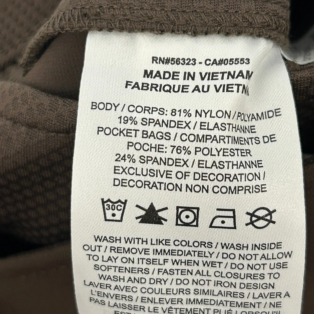 Jordan Golf Cargo Pants‎ Mens 28 Brown Loose Fit Full Length Stretch Repel NEW